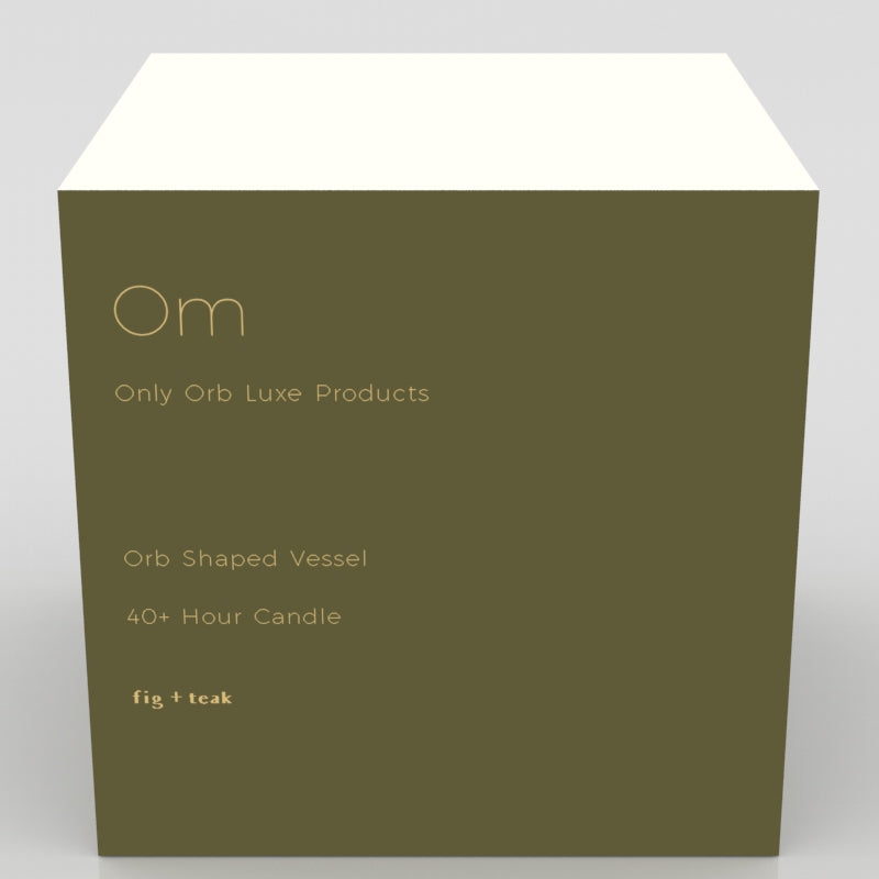 teak vessel + om - fig + teak