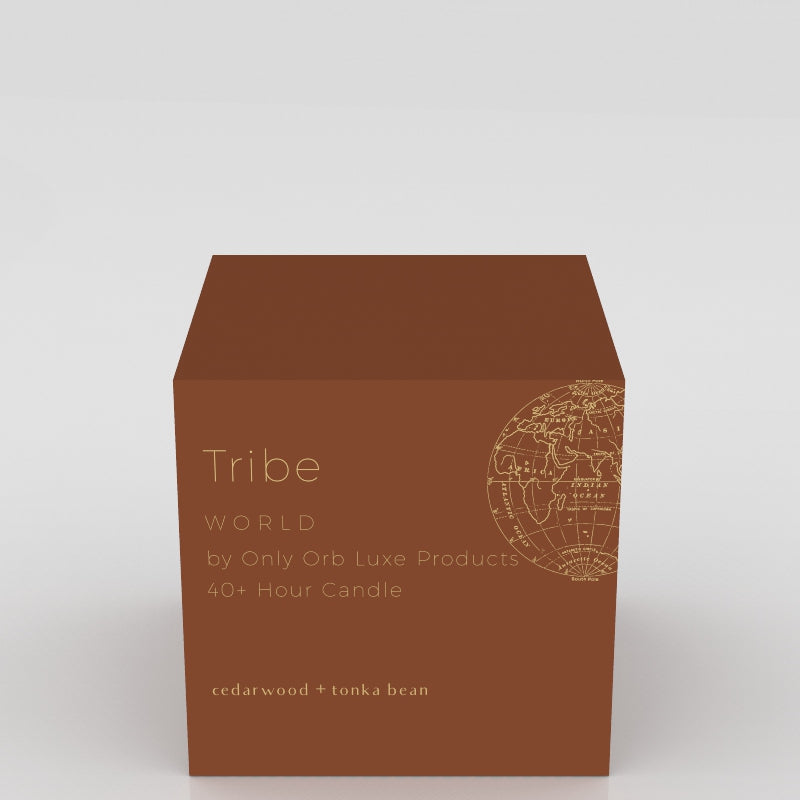 candle - tribe - cedarwood + tonka bean